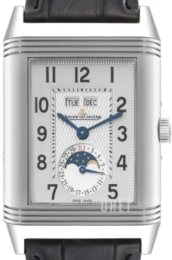 Reverso Grande Silverfärgad/Läder