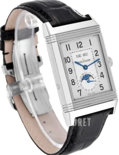 Reverso Grande Silverfärgad/Läder