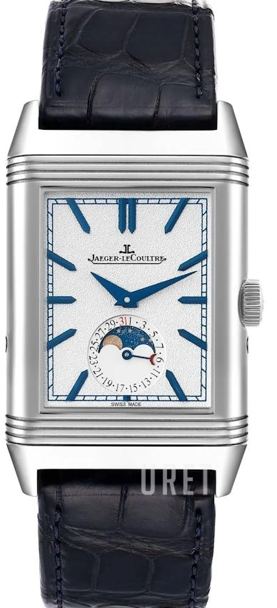 Reverso Silverfärgad/Läder