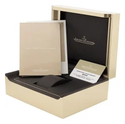 Reverso Squadra Chronograph GMT Silverfärgad/Läder 41x35 mm