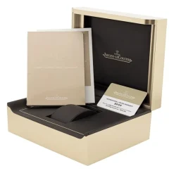 Reverso Squadra Chronograph GMT Silverfärgad/Läder 41x35 mm