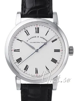 Richard Lange Silverfärgad/Läder Ø40.5 mm