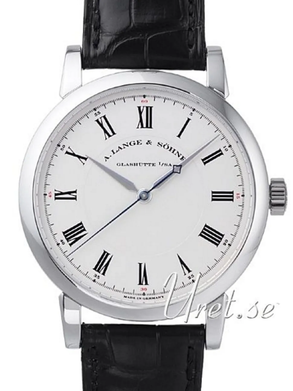 Richard Lange Silverfärgad/Läder Ø40.5 mm