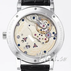 Richard Lange Silverfärgad/Läder Ø40.5 mm