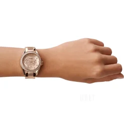 Riley Roséguldstonad/Roséguldstonat stål Ø36 mm