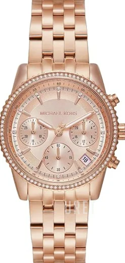 Ritz Roséguldstonad/Roséguldstonat stål Ø35 mm