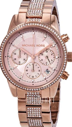 Ritz Roséguldstonad/Roséguldstonat stål Ø37 mm