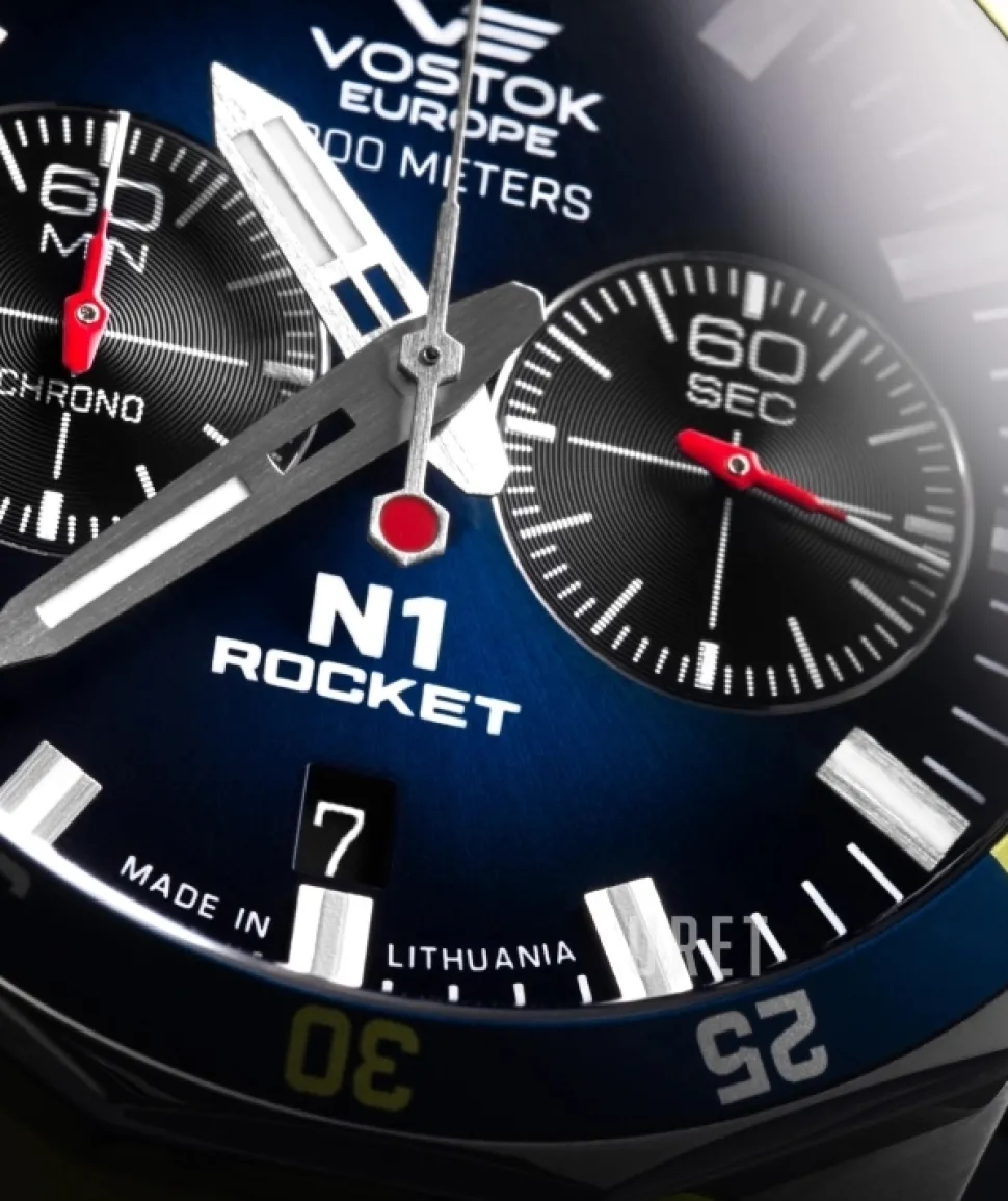 Rocket N-1 Blå/Stål Ø46 mm