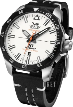 Rocket N-1 Vit/Läder Ø46 mm