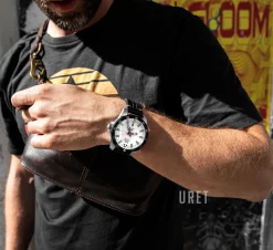 Rocket N-1 Vit/Läder Ø46 mm