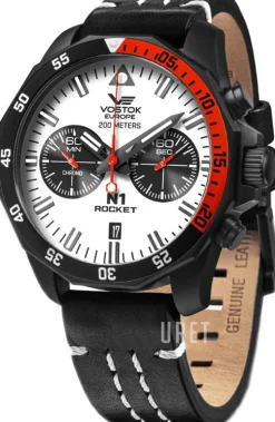 Rocket N-1 Vit/Läder Ø46 mm