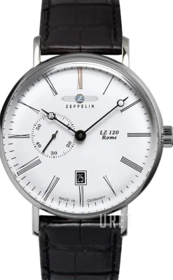 Rome Vit/Läder Ø41 mm