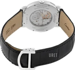 Ronde Silverfärgad/Läder Ø36 mm