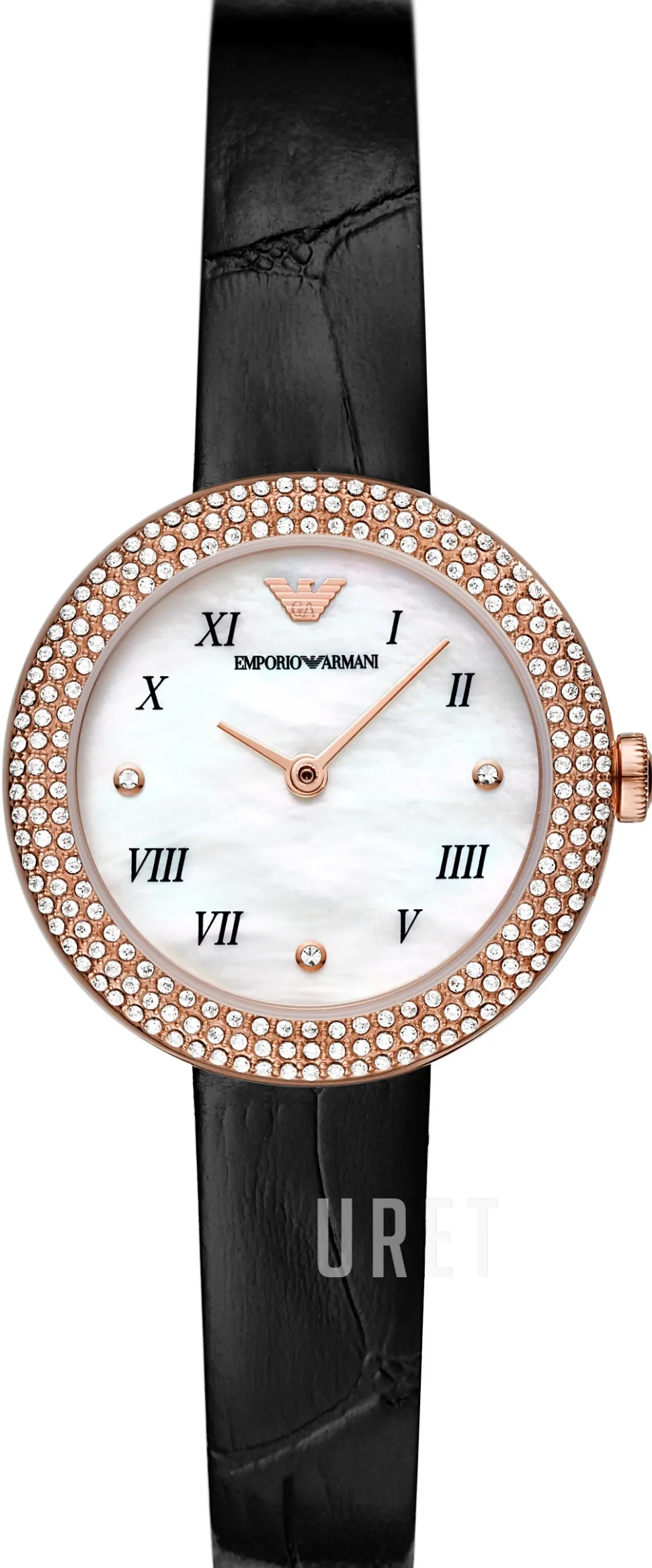 Rosa Vit/Läder Ø30 mm