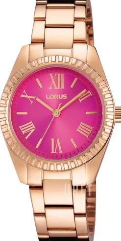 Rosa/Roséguldstonat stål Ø28 mm