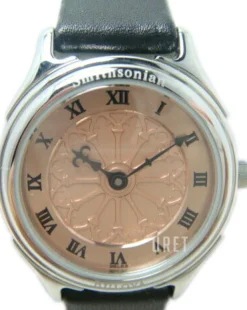 Roséguldstonad/Läder Ø24 mm