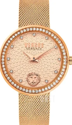 Roséguldstonad/Roséguldstonat stål Ø35 mm