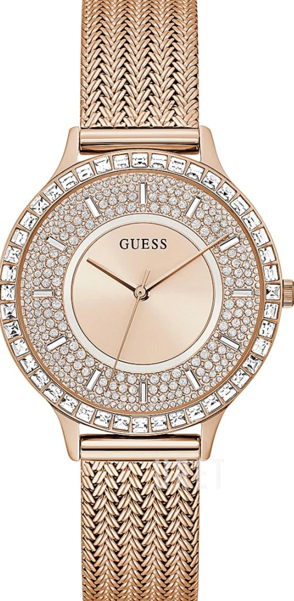 Roséguldstonad/Roséguldstonat stål Ø38 mm