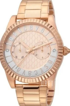 Roséguldstonad/Roséguldstonat stål Ø42 mm