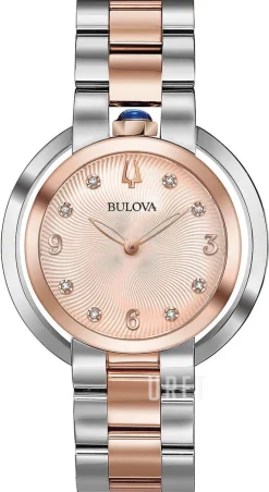 Roséguldstonad/Roséguldstonat stål Ø35 mm