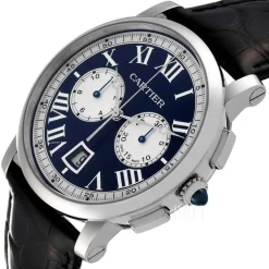 Rotonde de Blå/Läder Ø40 mm