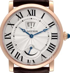 Rotonde De Silverfärgad/Läder Ø40 mm