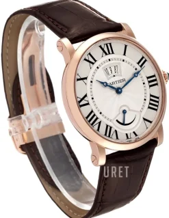 Rotonde De Silverfärgad/Läder Ø40 mm