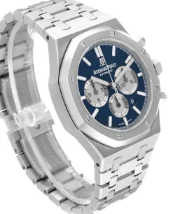 Royal Oak Blå/Stål Ø41 mm