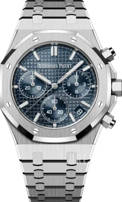 Royal Oak Blå/Stål Ø41 mm