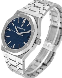 Royal Oak Blå/Stål Ø41 mm