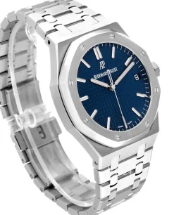 Royal Oak Blå/Stål Ø41 mm