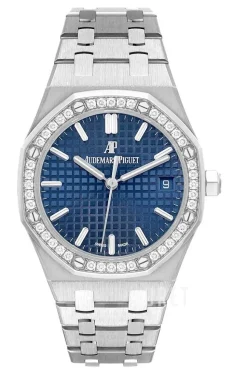 Royal Oak Blå/Stål Ø37 mm