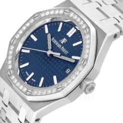 Royal Oak Blå/Stål Ø37 mm