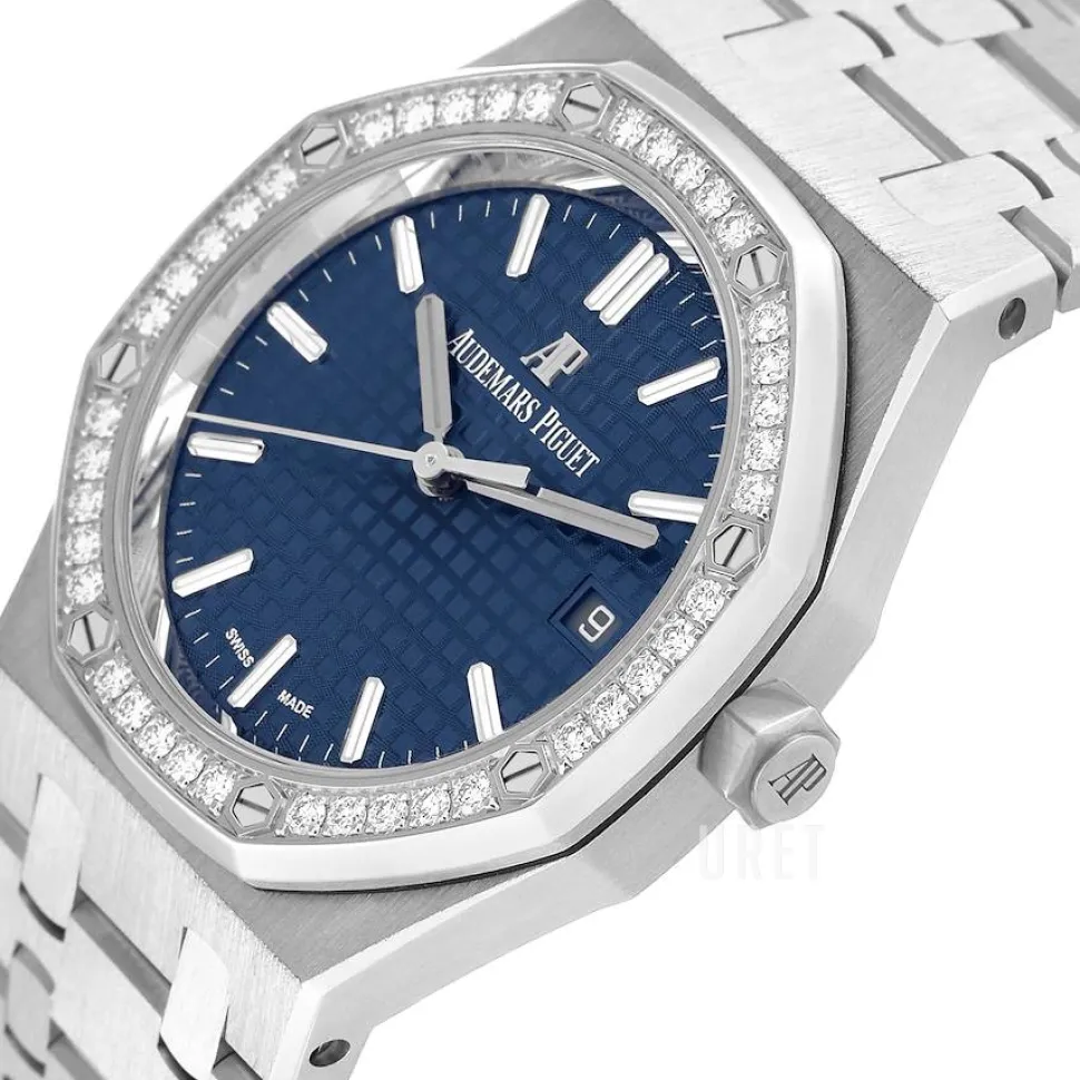 Royal Oak Blå/Stål Ø37 mm