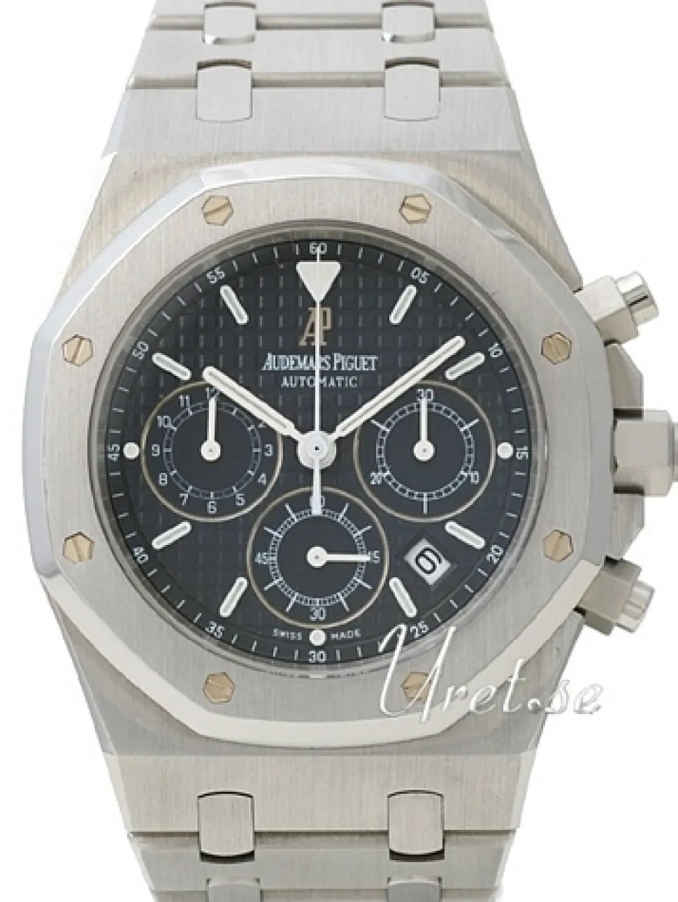 Royal Oak Blå/Stål Ø40 mm