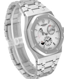 Royal Oak Dual Time Vit/Stål Ø39 mm