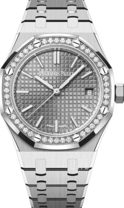 Royal Oak Grå/Stål Ø37 mm