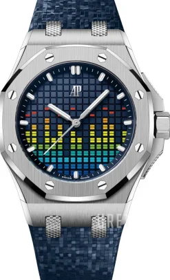 Royal Oak Offshore Blå/Gummi Ø37 mm