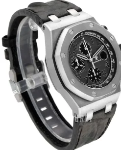 Royal Oak Offshore Grå/Läder Ø42 mm