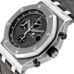 Royal Oak Offshore Grå/Läder Ø42 mm
