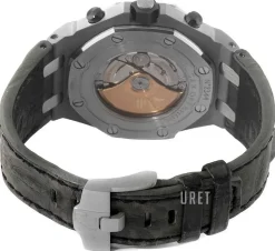 Royal Oak Offshore Grå/Läder Ø42 mm