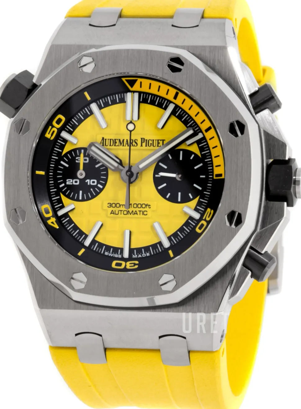 Royal Oak Offshore Gul/Gummi Ø42 mm