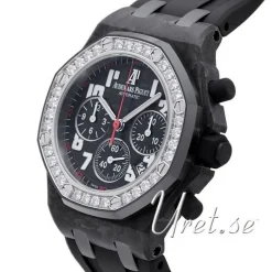 Royal Oak Offshore Ladies' Chronograph Svart/Gummi Ø37 mm