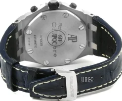 Royal Oak Offshore Navy Chronograph Vit/Läder Ø42 mm