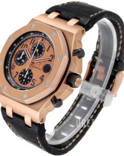 Royal Oak Offshore Roséguldstonad/Läder Ø42 mm