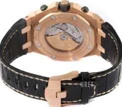 Royal Oak Offshore Roséguldstonad/Läder Ø42 mm