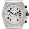Royal Oak Offshore Safari Chronograph Vit/Läder Ø42 mm