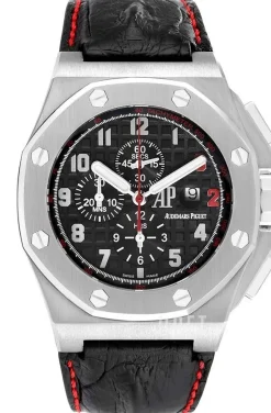 Royal Oak Offshore Shaquille O'Neal Chronograph Svart/Läder Ø48 mm