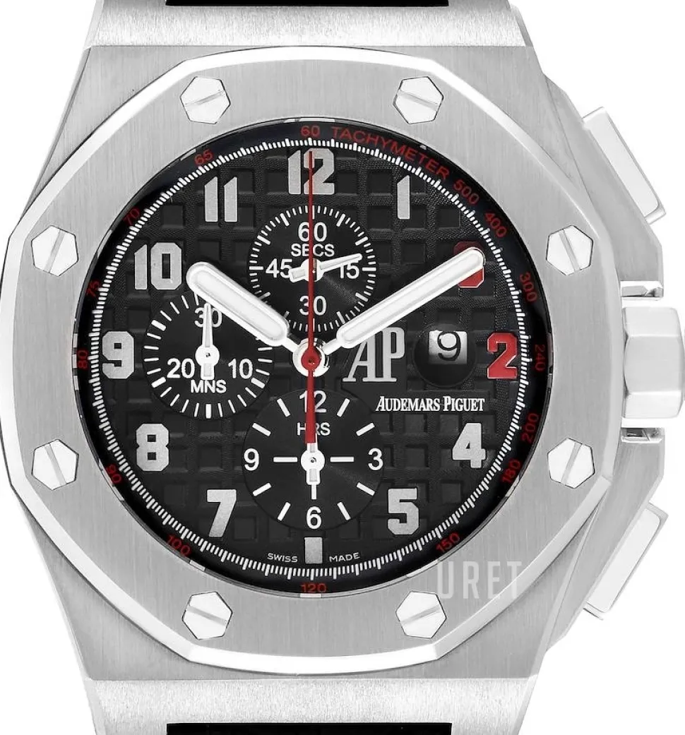 Royal Oak Offshore Shaquille O'Neal Chronograph Svart/Läder Ø48 mm