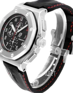 Royal Oak Offshore Shaquille O'Neal Chronograph Svart/Läder Ø48 mm